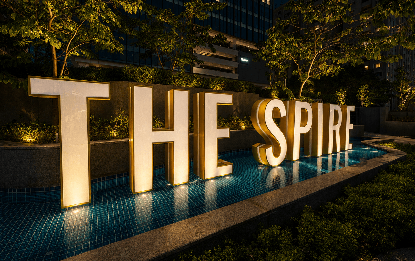 The Spire Signage