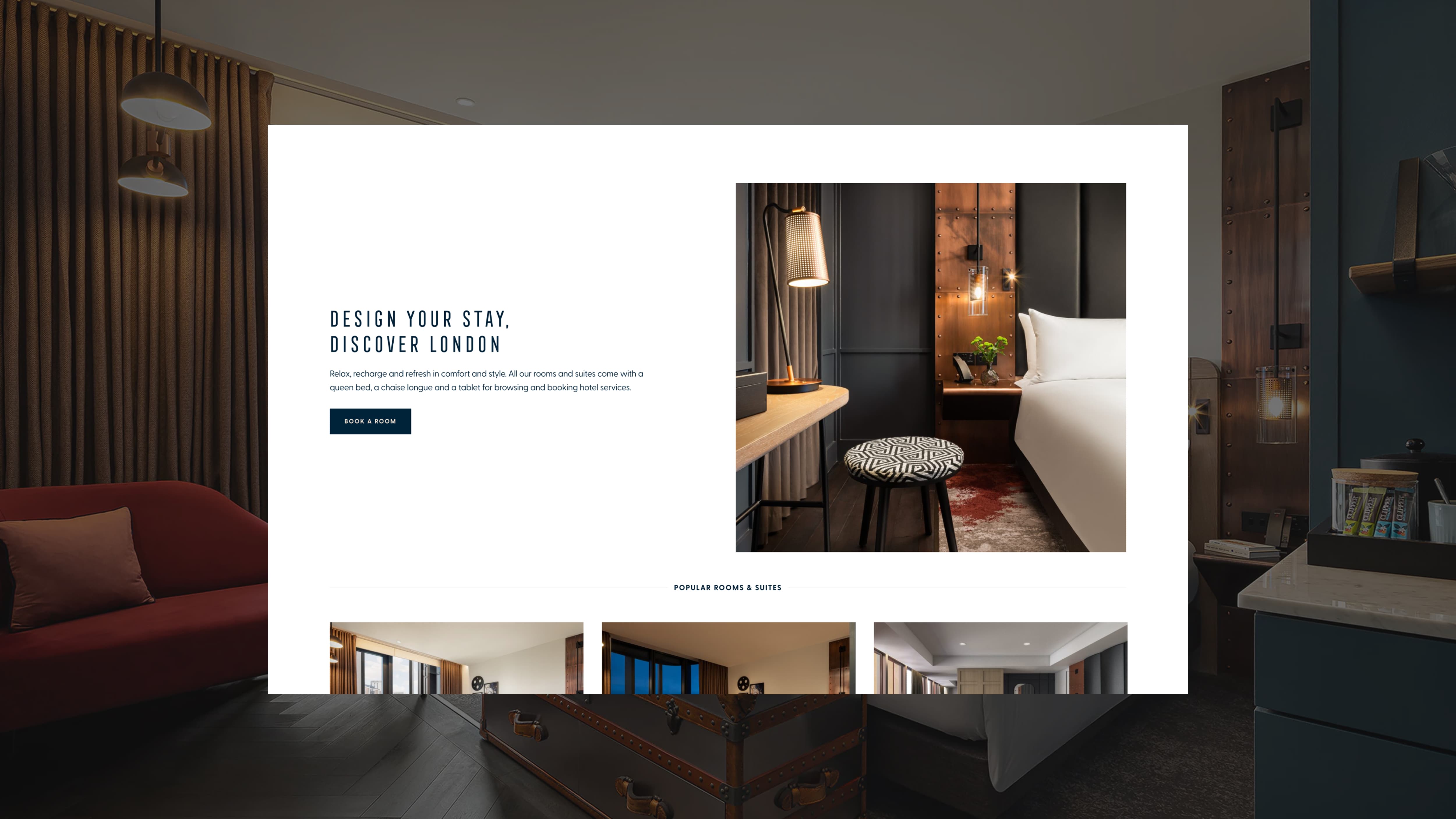 The Gantry Website Desktop