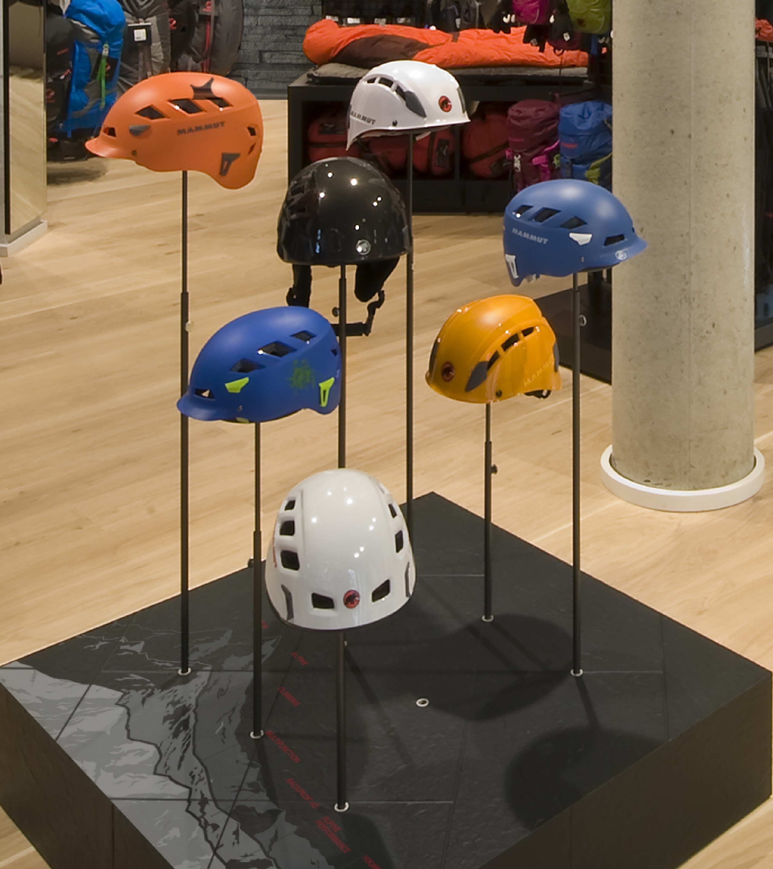 Mammut Helmet Section