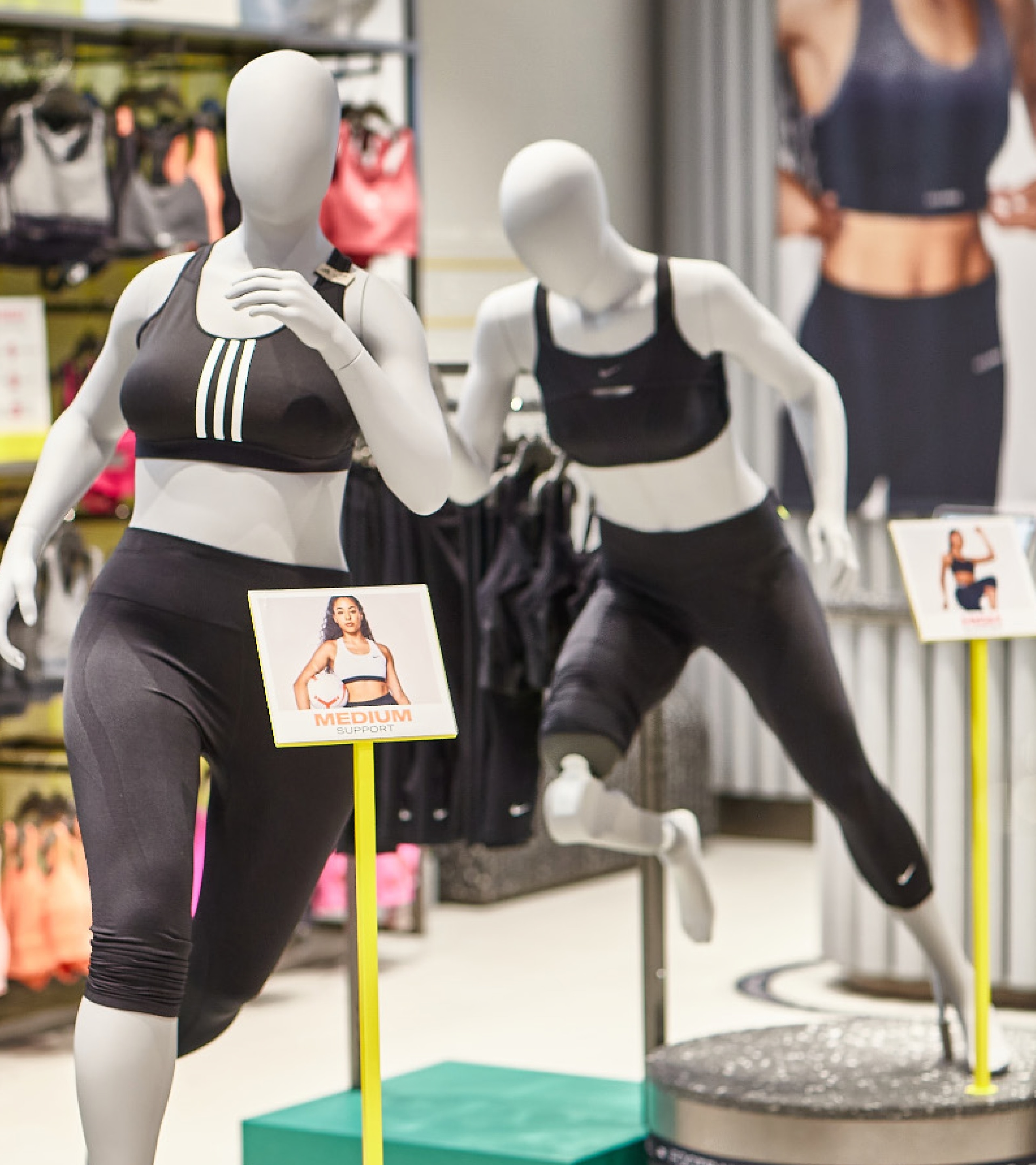 Sports Direct Bra Studio Running Mannequins