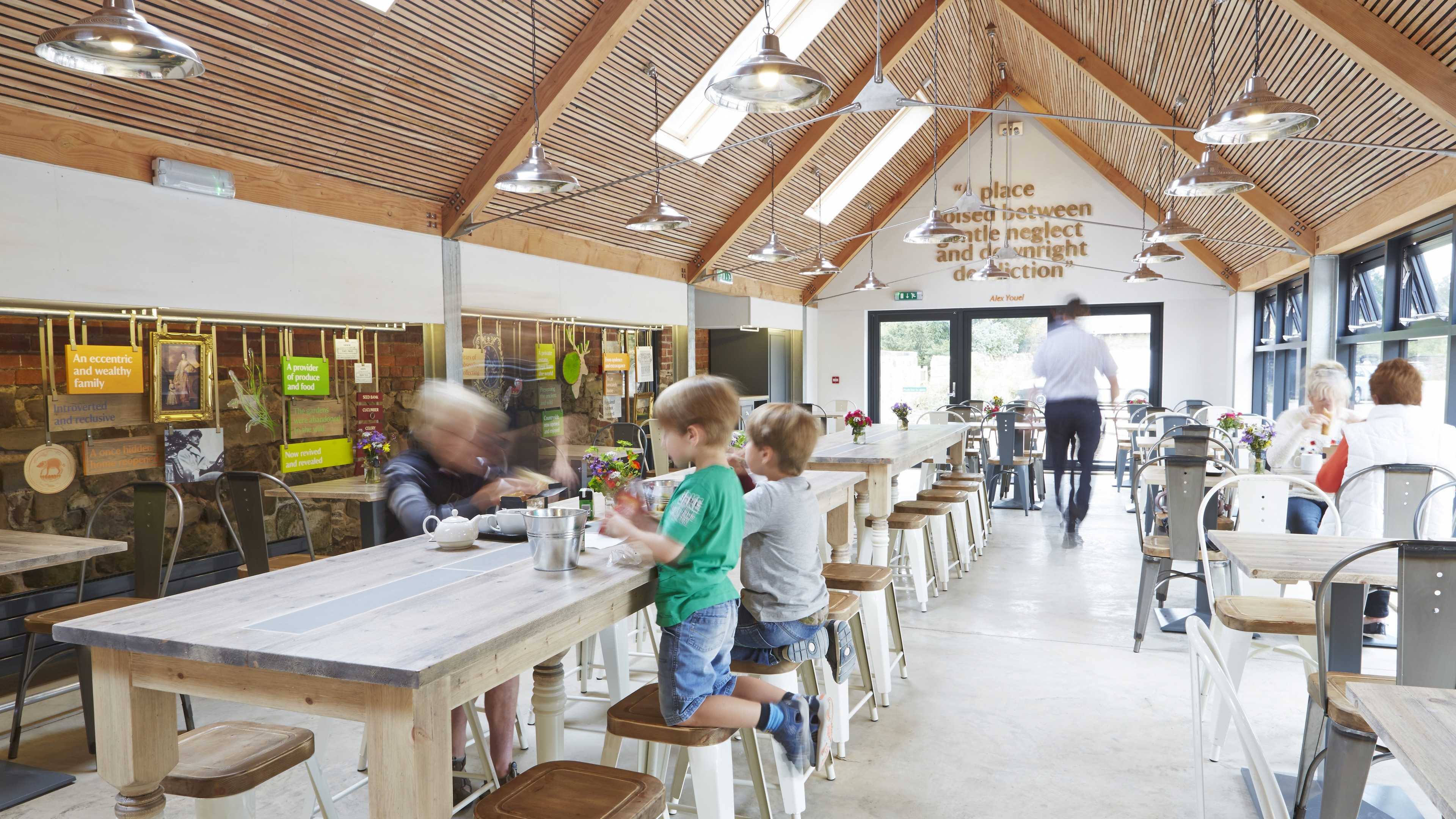 National Trust Calke Abbey Cafe Layout