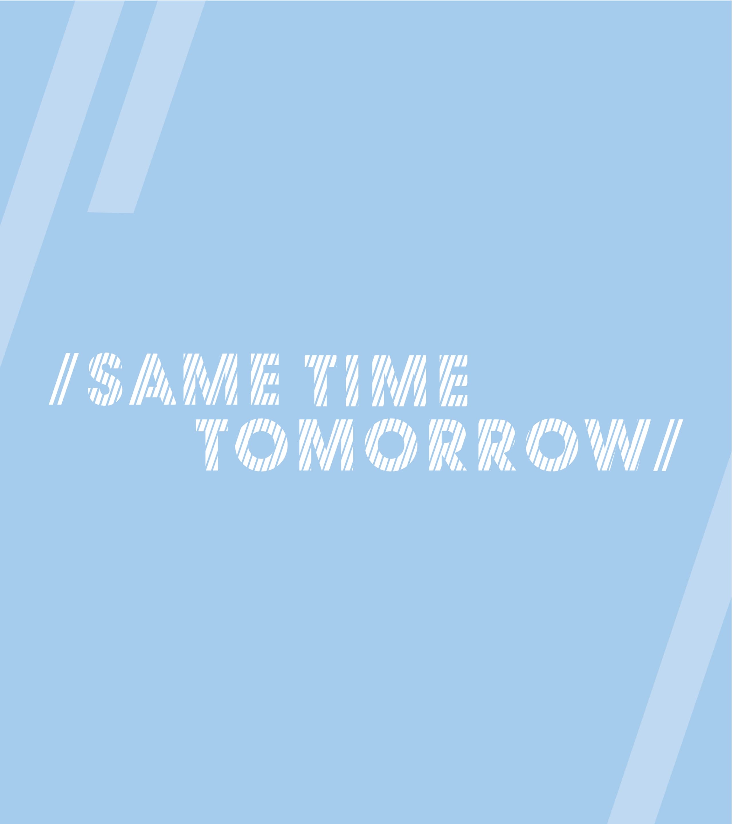 Same Time Tomorrow Graphic