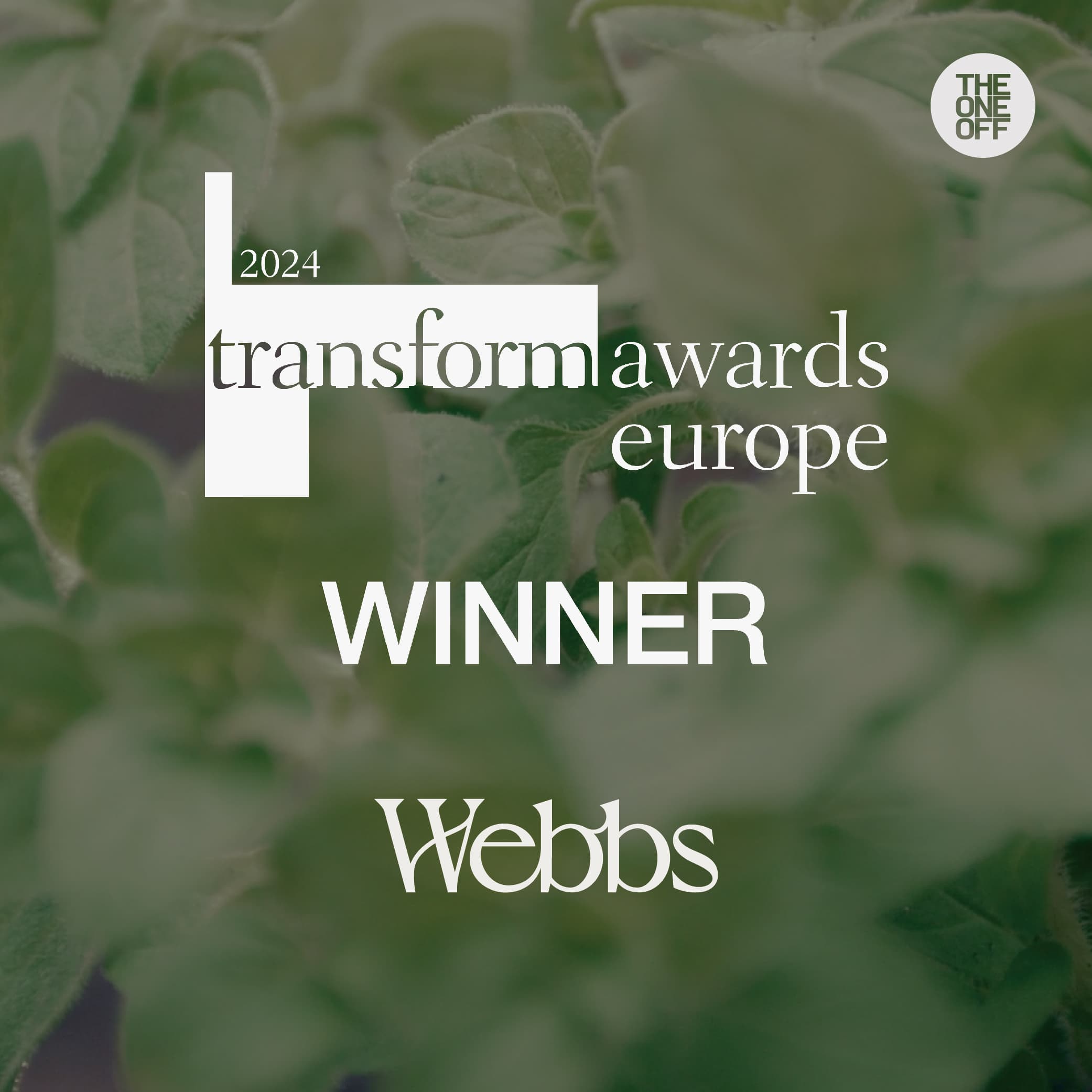 We Won Silver Webbs Best Visual Identity For The Retail Sector — The One Off insights