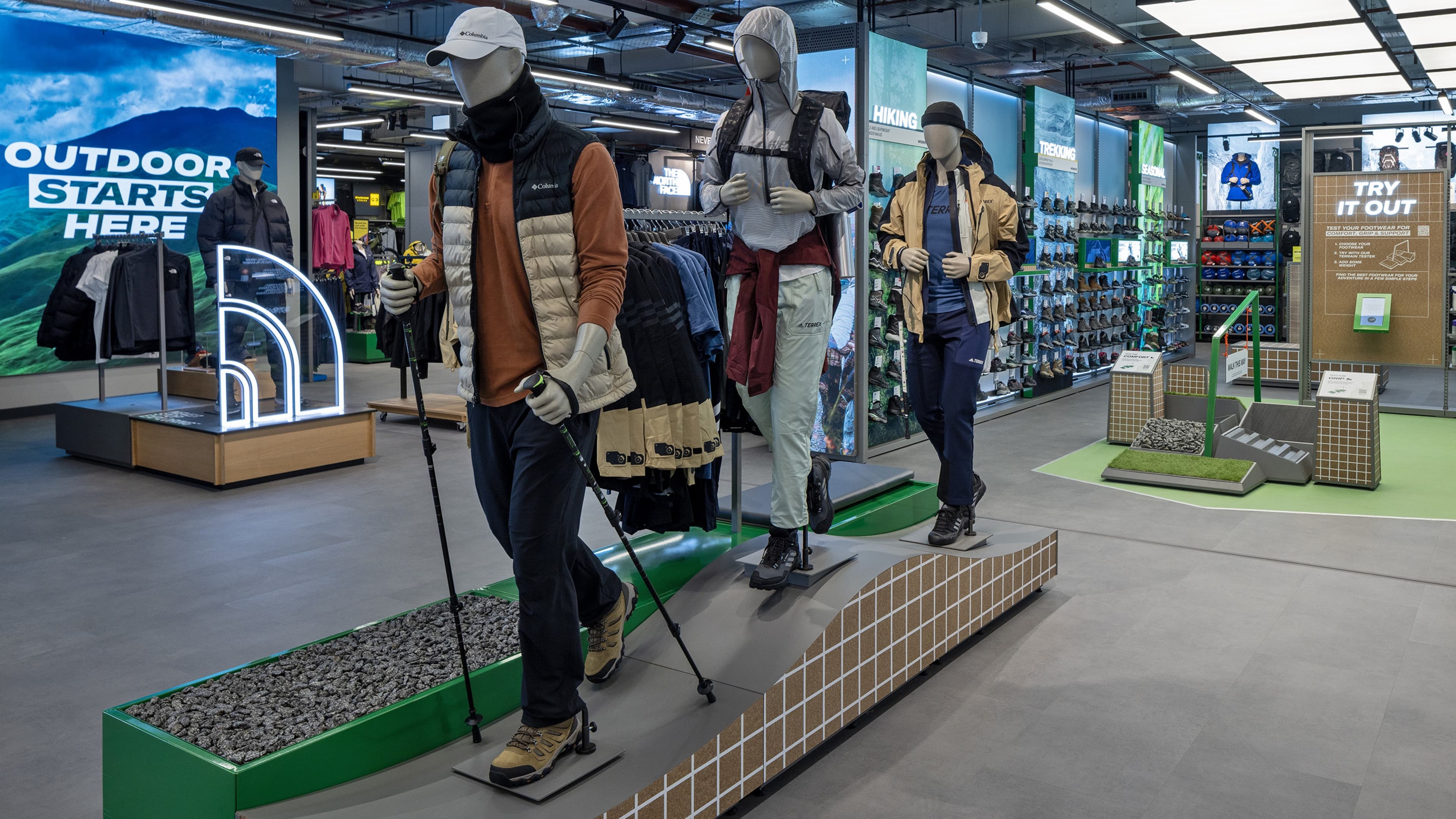 Sports Direct retail design — The One Off