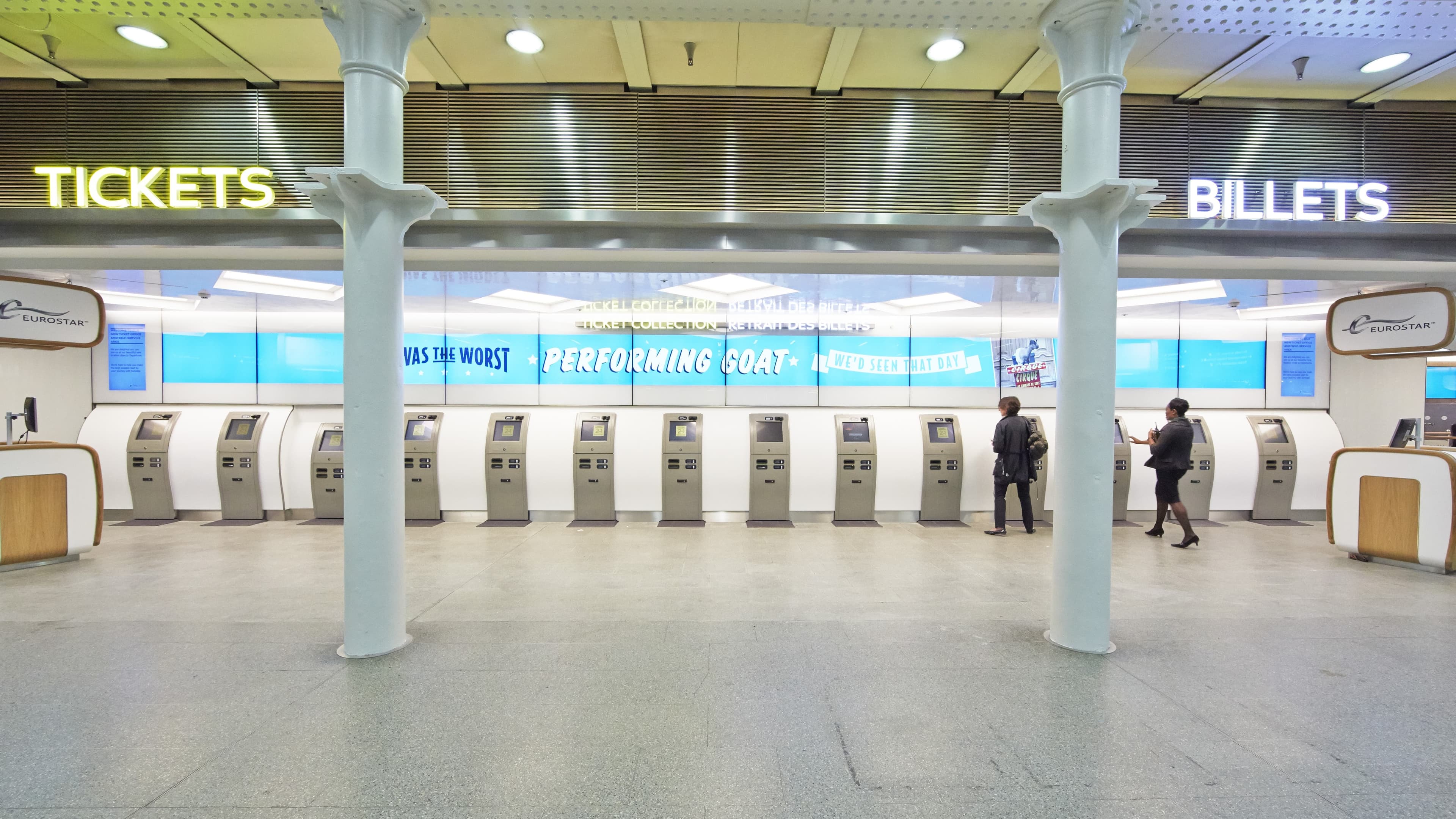 Eurostar ticket office design — hero image — The One Off