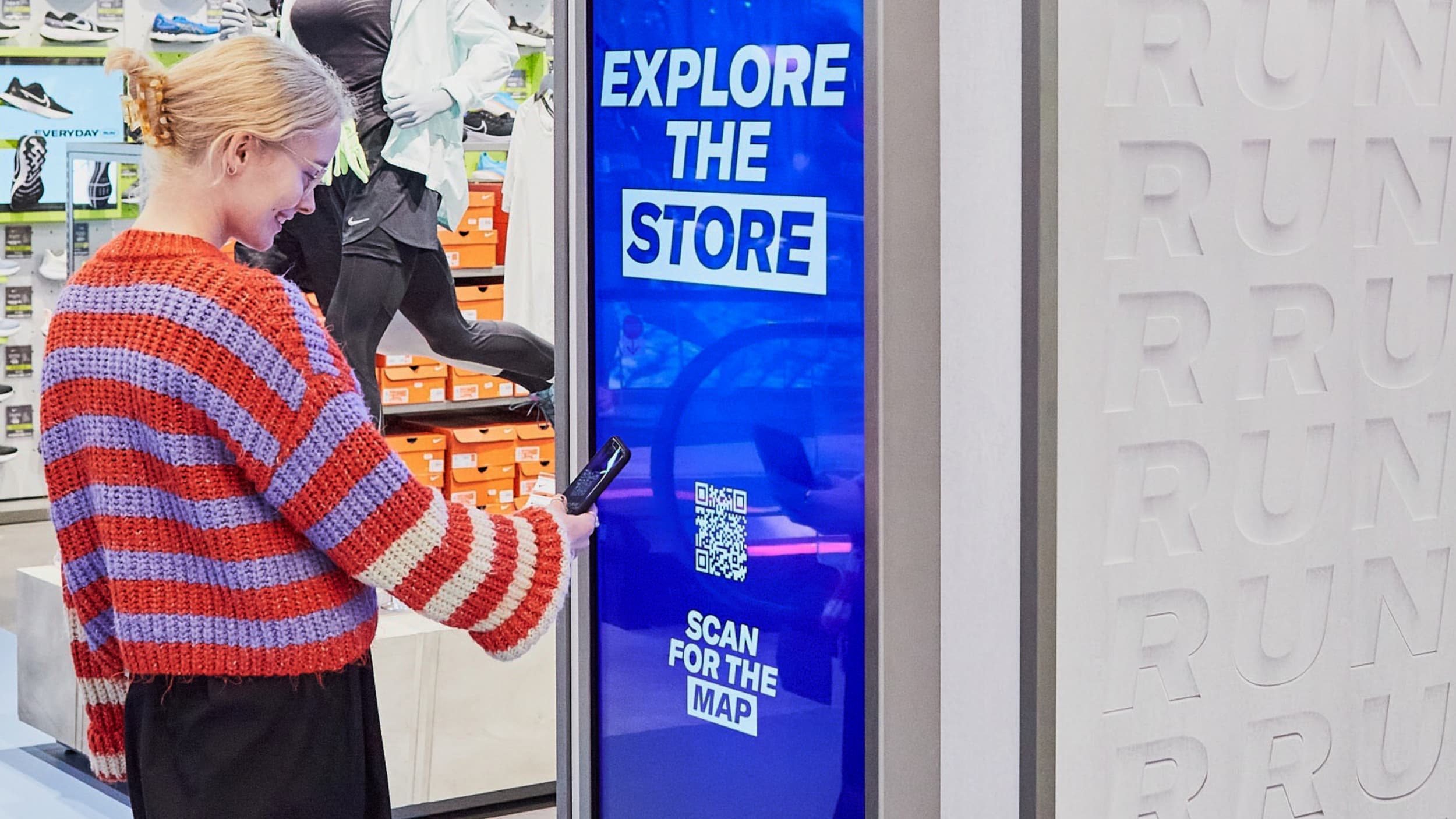 Sports Direct wayfinding and signage design — The One Off