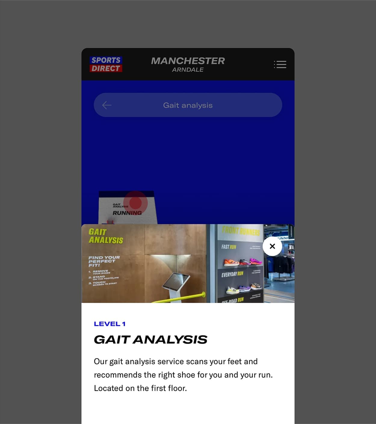 Sports Direct wayfinding and signage design — The One Off