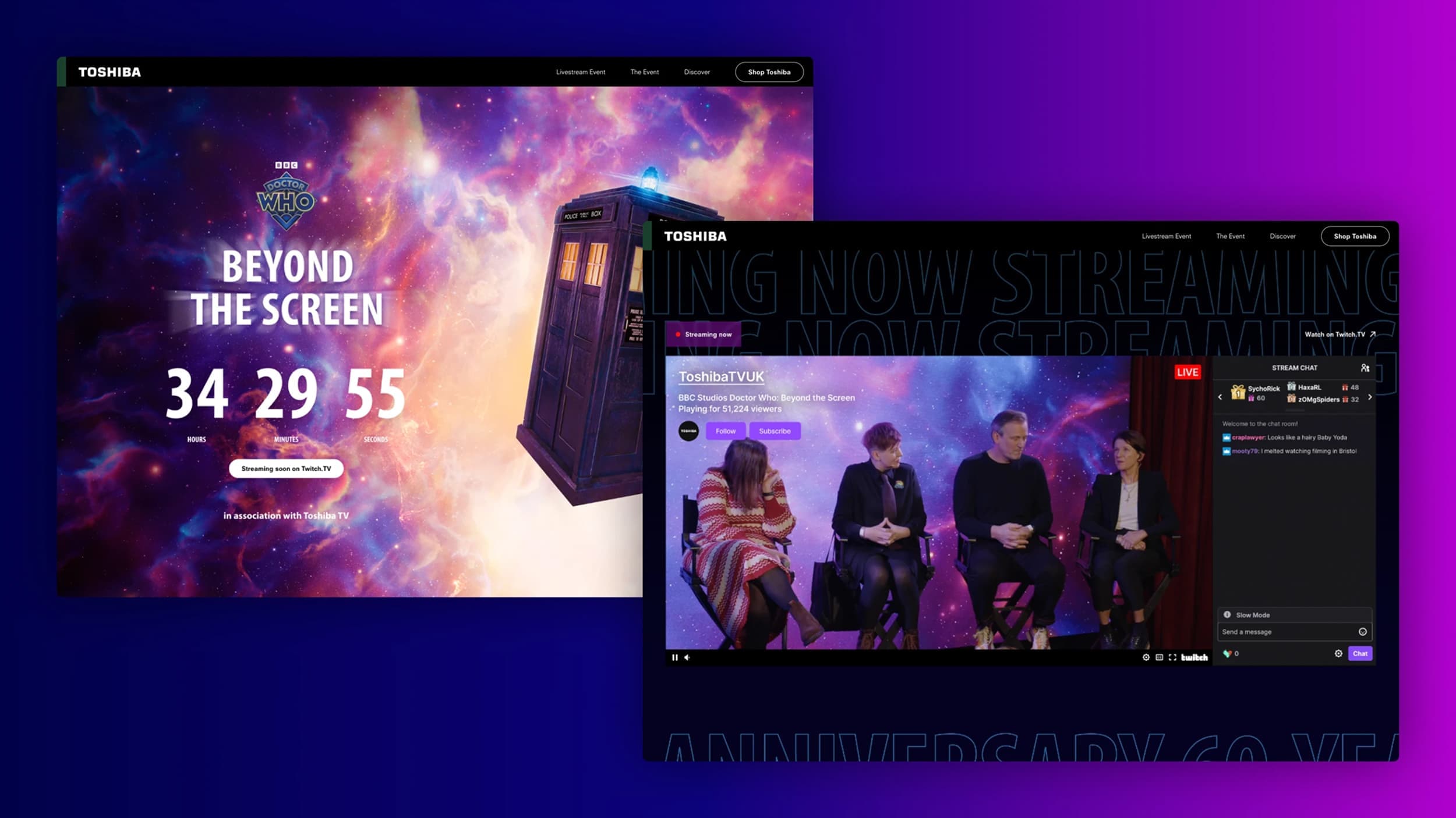 Toshiba x Doctor Who campaign — The One Off