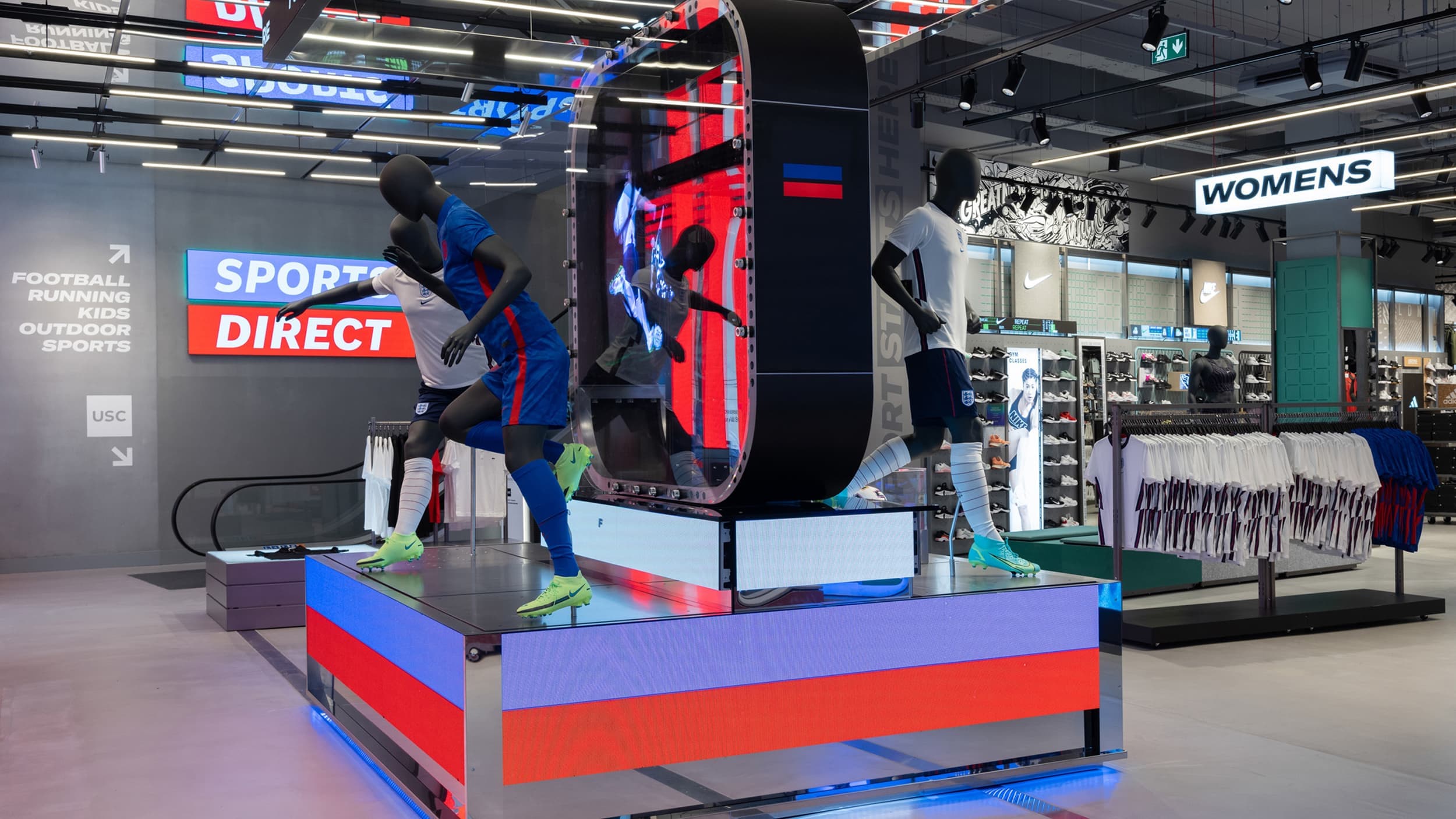 Sports Direct flagship store design — The One Off