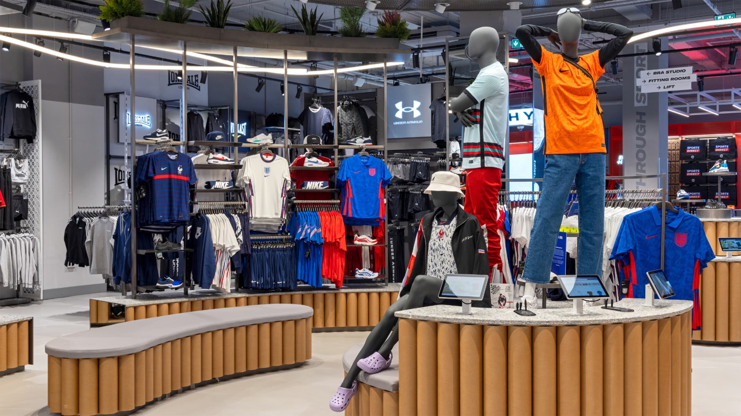 Sports Direct flagship store design — The One Off