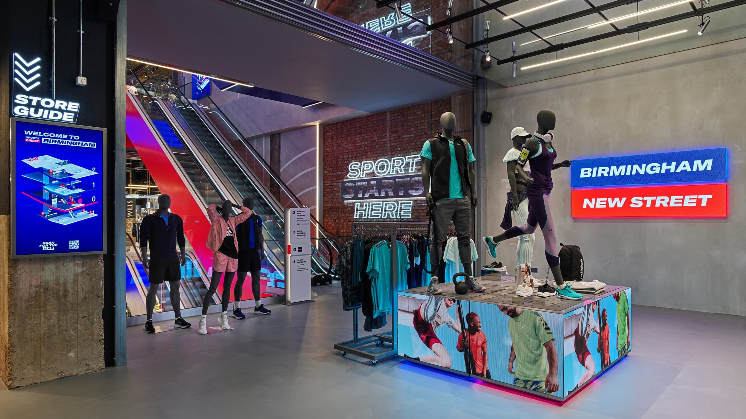 Sports Direct flagship store design — The One Off