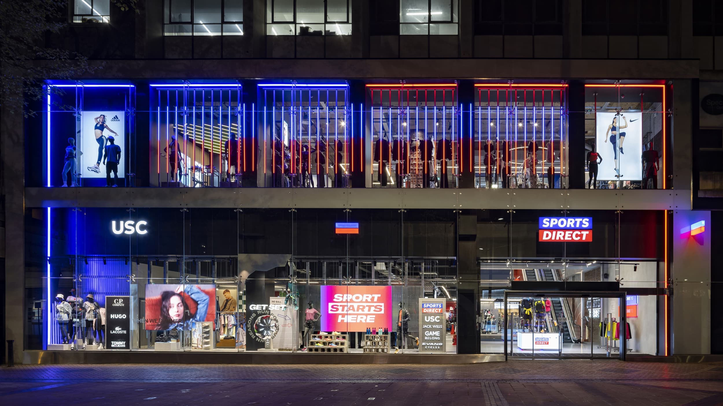 Sports Direct flagship store design — The One Off