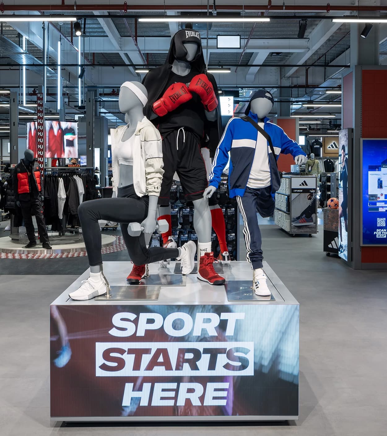 Sports Direct flagship store design — The One Off