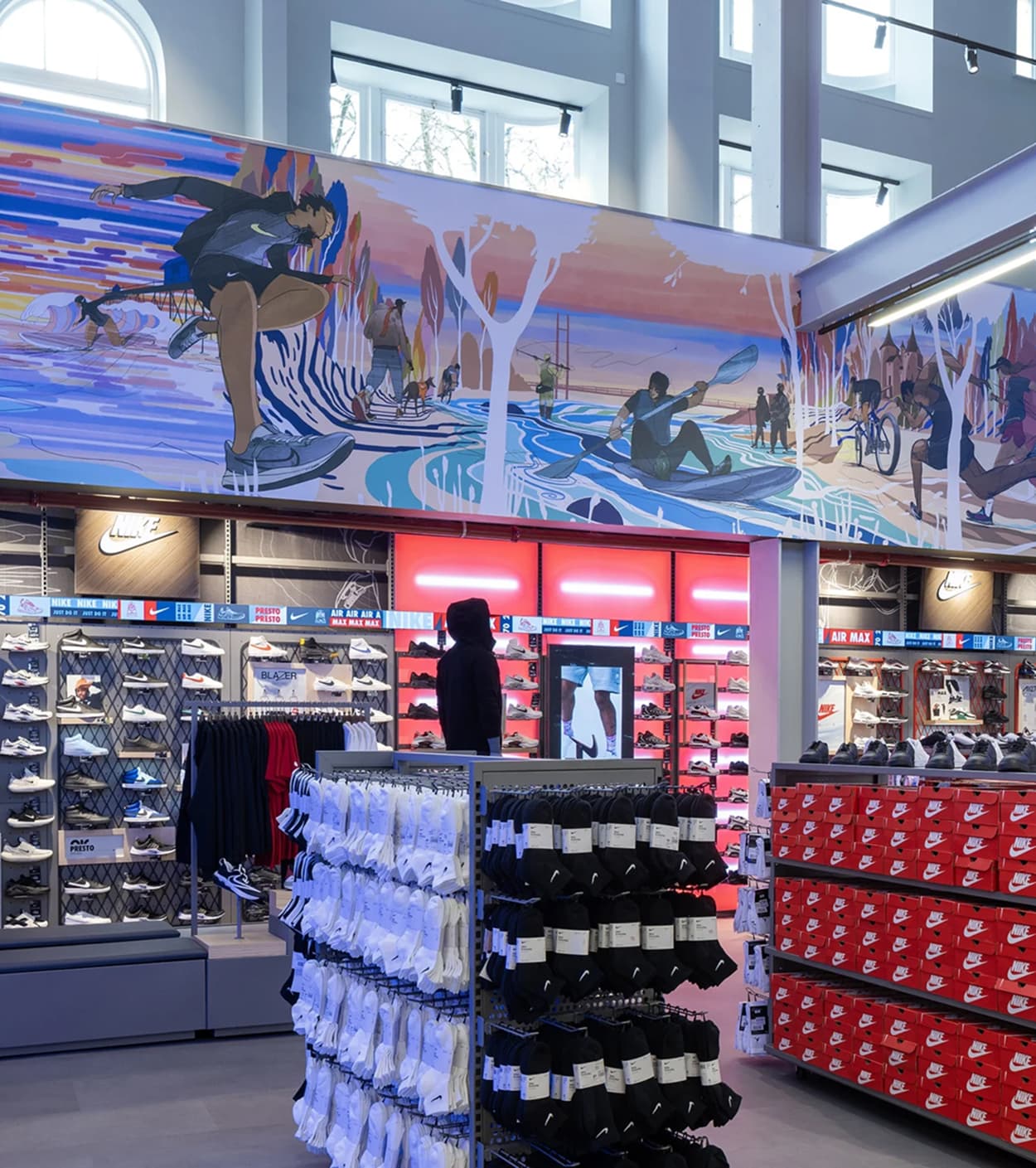 Sports Direct flagship store design — The One Off