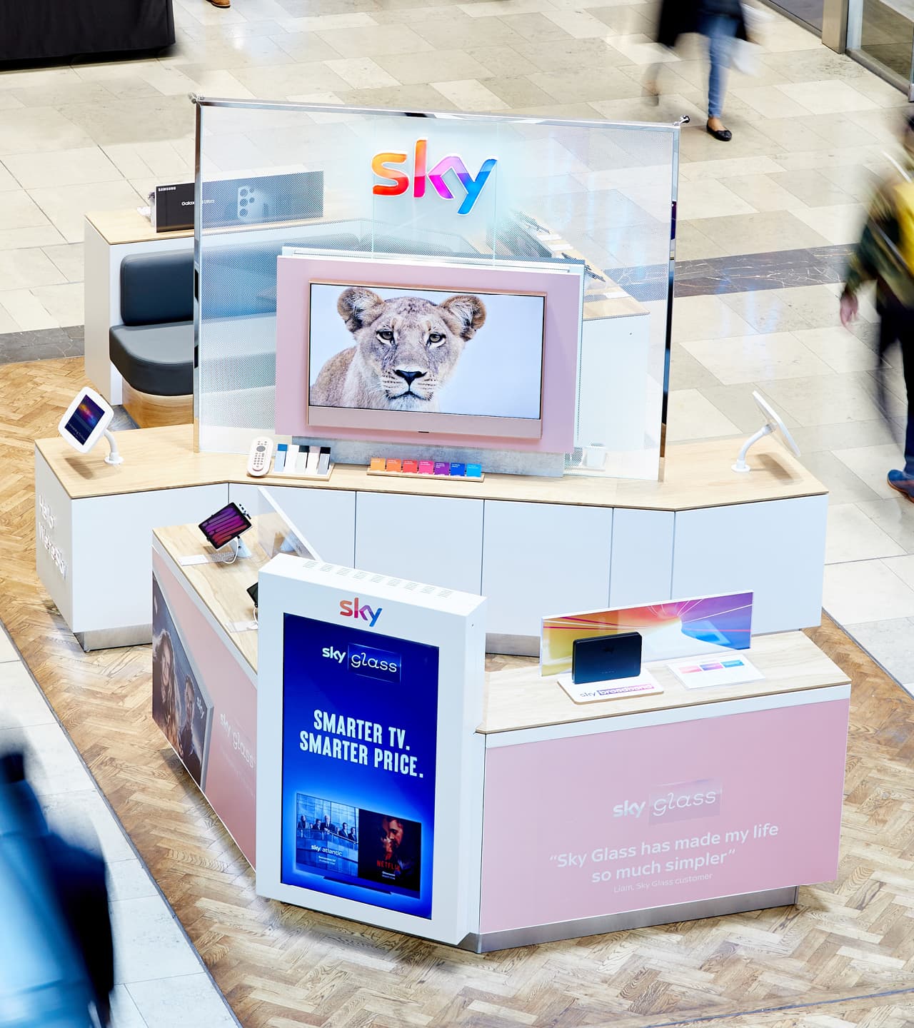 Sky Engage retail interior — The One Off