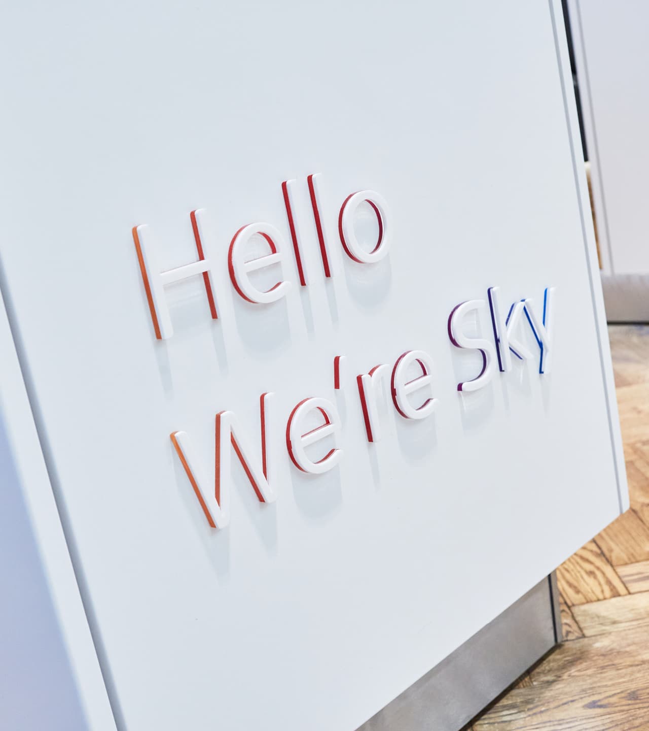 Sky Engage retail interior — The One Off