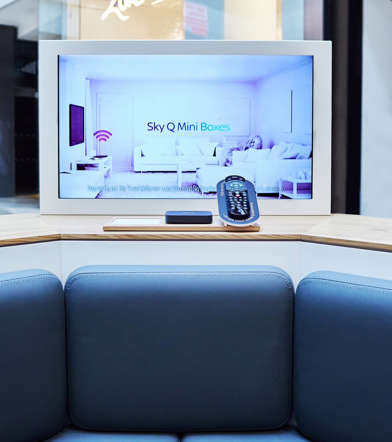 Sky Engage retail interior — The One Off