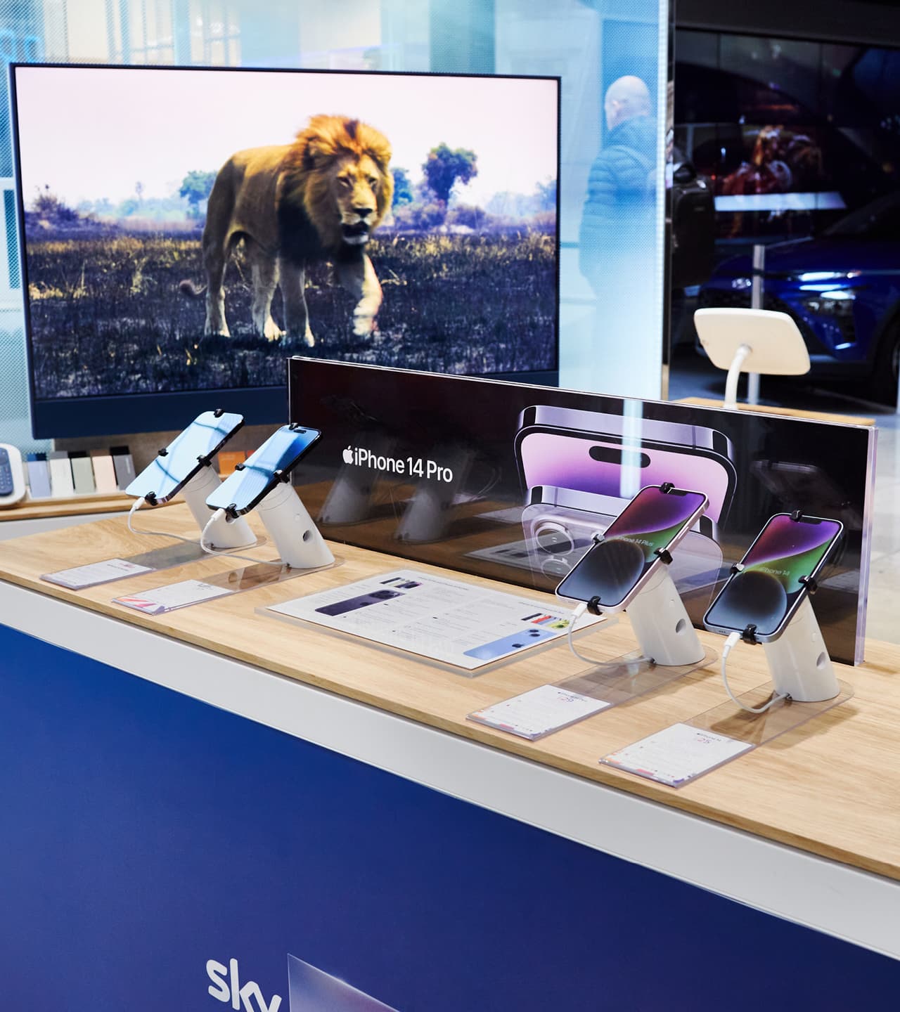 Sky Engage retail interior — The One Off