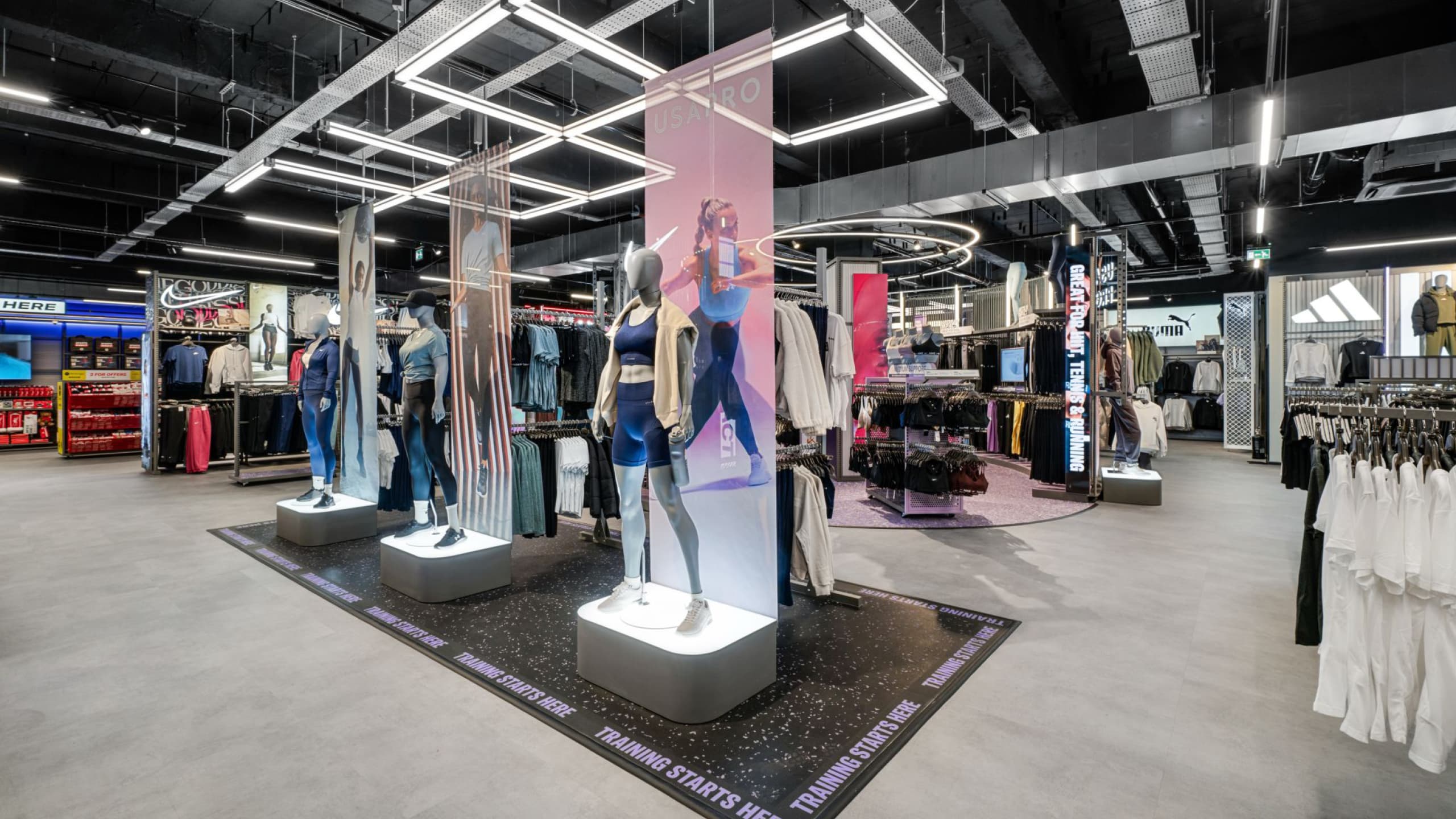 Sports Direct women's department design — The One Off