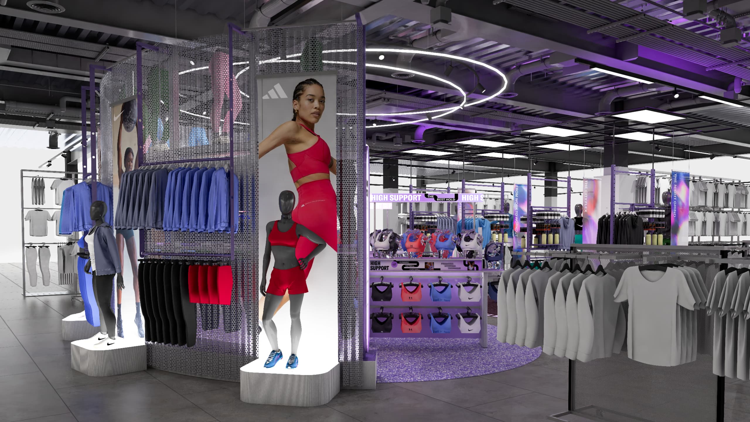 Sports Direct women's department design — The One Off