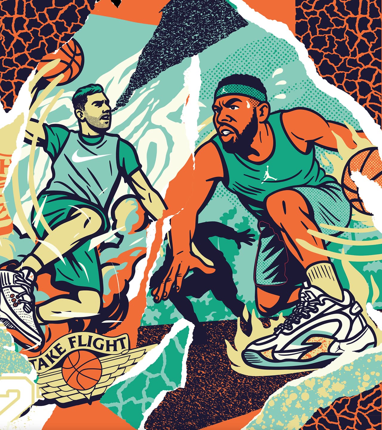 Nike retail activation graphics — The One Off