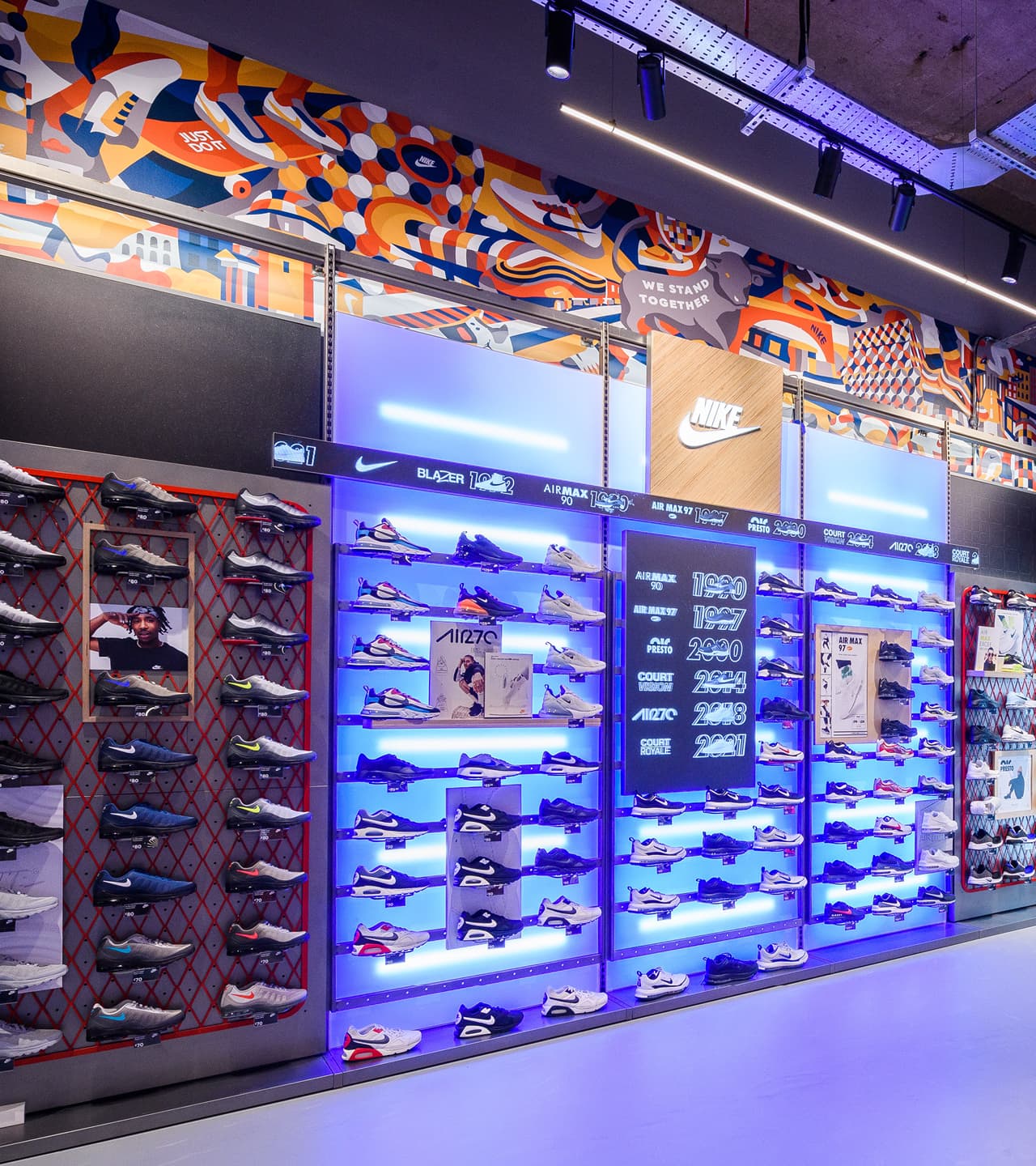 Nike retail activation graphics — The One Off