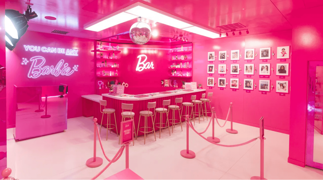 Barbie bar and portrait studio