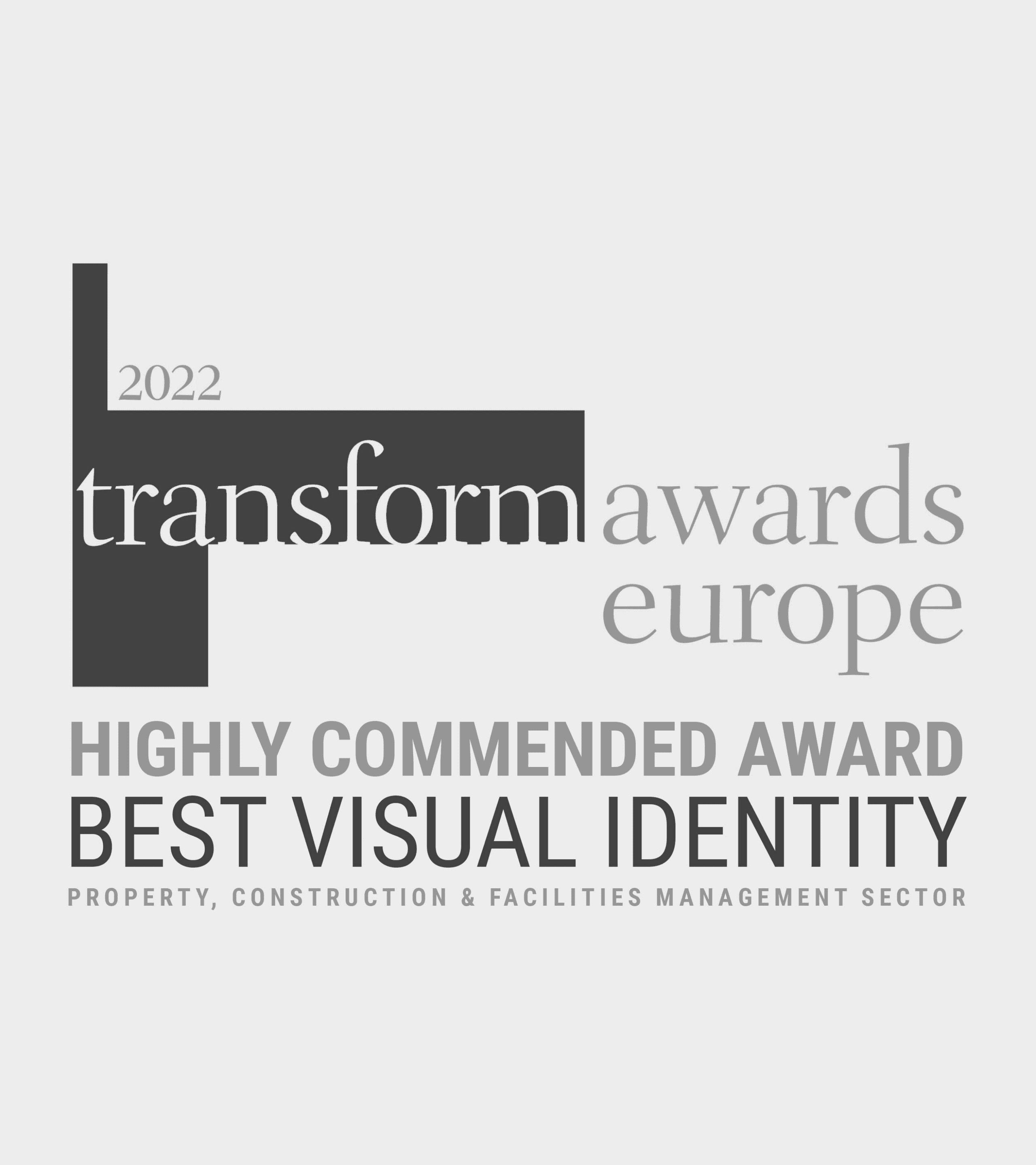 Transform Awards Europe 2022, Best Visual Identity Highly Commended