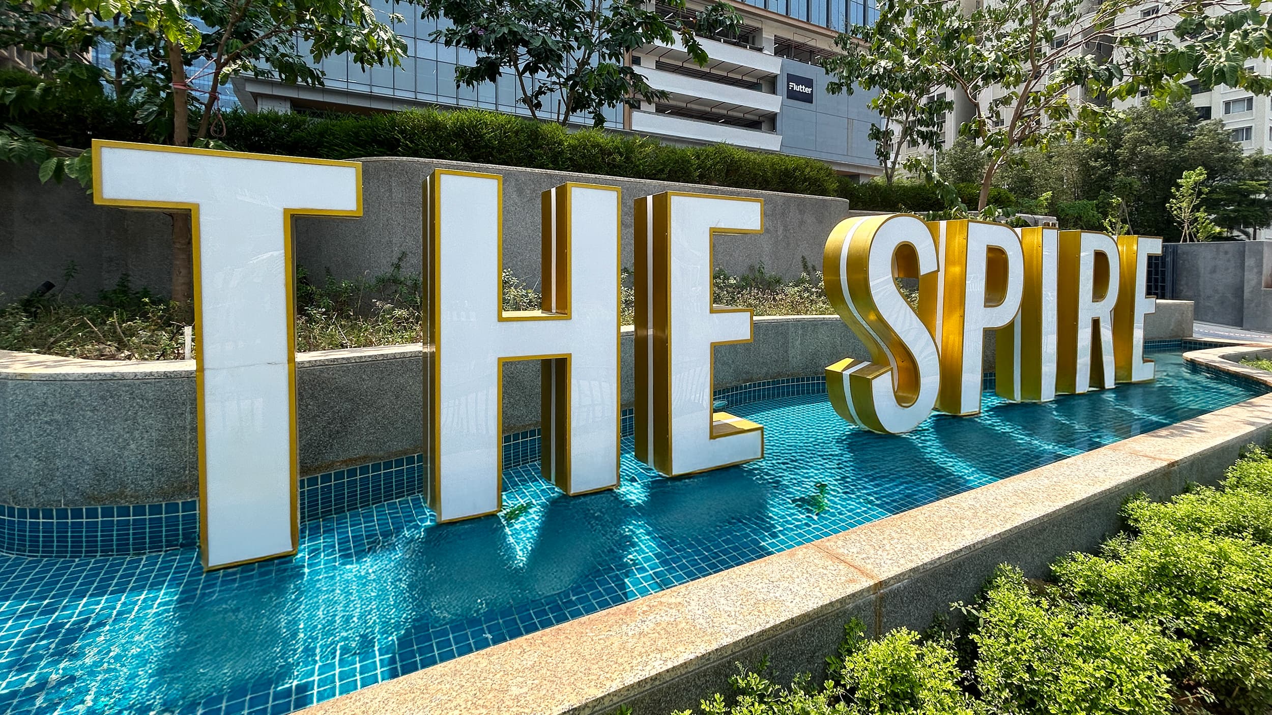 The Spire Signage