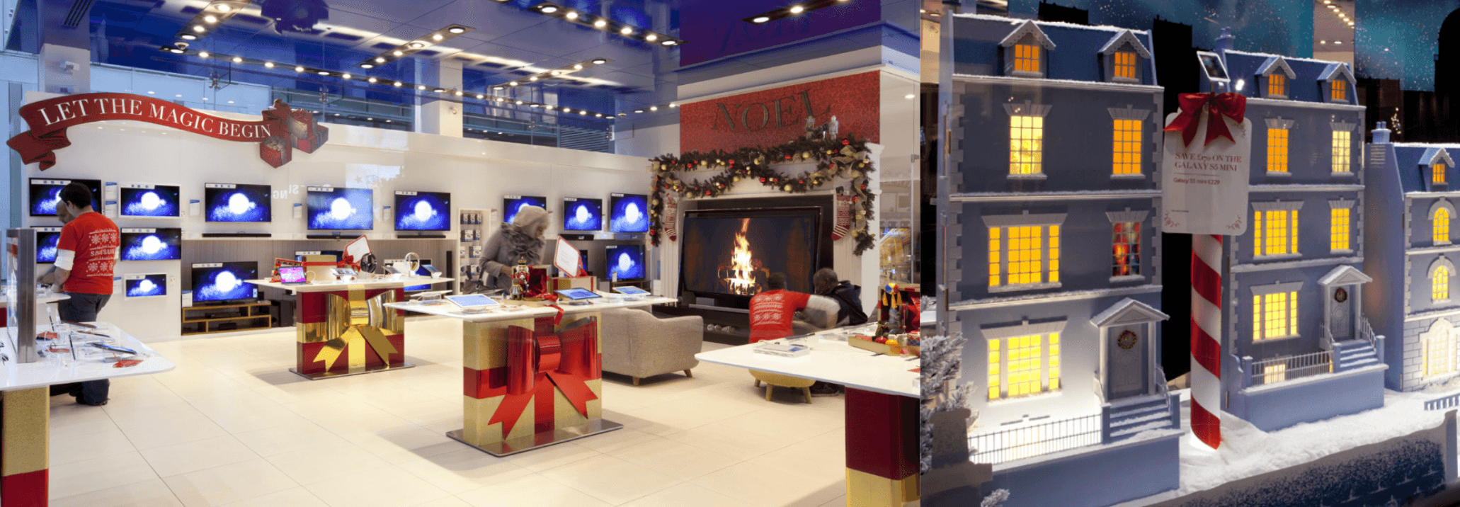 Samsung Christmas Campaign, In Store Experience